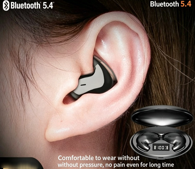 Sleep Bluetooth Earbuds In-Ear – Ultra-Thin, Long Battery - Moze