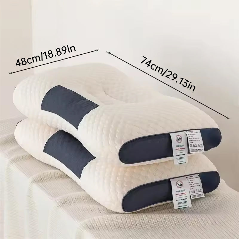 2025 New SPA Sleep Pillow: Sleep aid, neck support, orthopedic, soybean fiber massage, for home - Moze