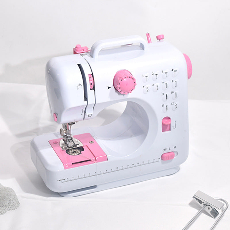 2025 Portable Electric Sewing Machine for Home Use, Adjustable Speed & Backstitch, Ideal for Beginners and Quick Fixes - Moze