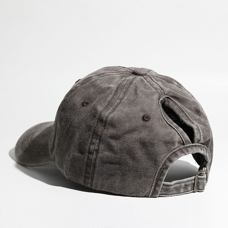 Curved Brim Snapback Hat for Women Outdoor Sports Sun Hat - Moze