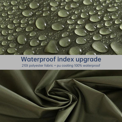 Waterproof Hooded Rain Coat/Poncho: Lightweight, for Outdoor Hiking/Fishing/Climbing (Unisex) - Moze