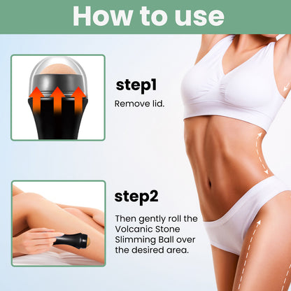 EELHOE Volcanic Stone Body Shaping Ball, Massage The Body To Lift The Muscles To Tighten The Belly Beauty Slimming Ball - Moze
