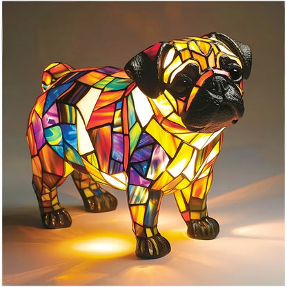 Animal resin LED night light, a cute bedside lamp for living rooms and bedrooms. - Moze