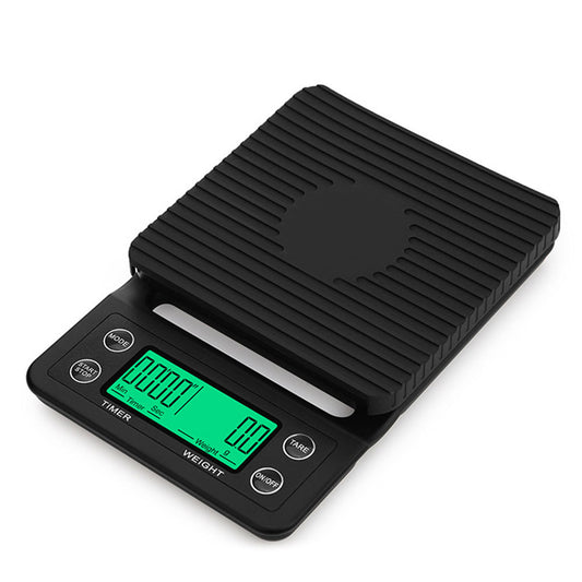 Digital kitchen coffee scale with timer, high - precision LCD, 5kg/0.1g - Moze
