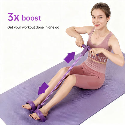 6-in-1 Multifunctional Resistance Band Set for Full Body Workout - Moze