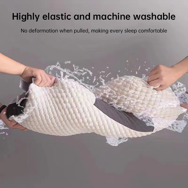 2025 New SPA Sleep Pillow: Sleep aid, neck support, orthopedic, soybean fiber massage, for home - Moze