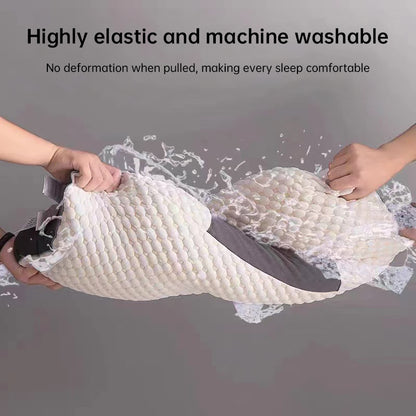 2025 New SPA Sleep Pillow: Sleep aid, neck support, orthopedic, soybean fiber massage, for home - Moze