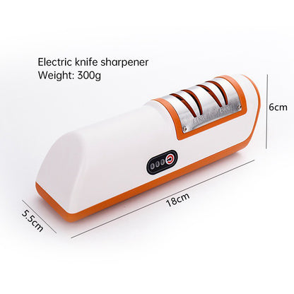 Multifunctional Electric Knife Sharpener. Automatic, professional, small - sized for kitchen use. Quick - sharpening with non - Moze