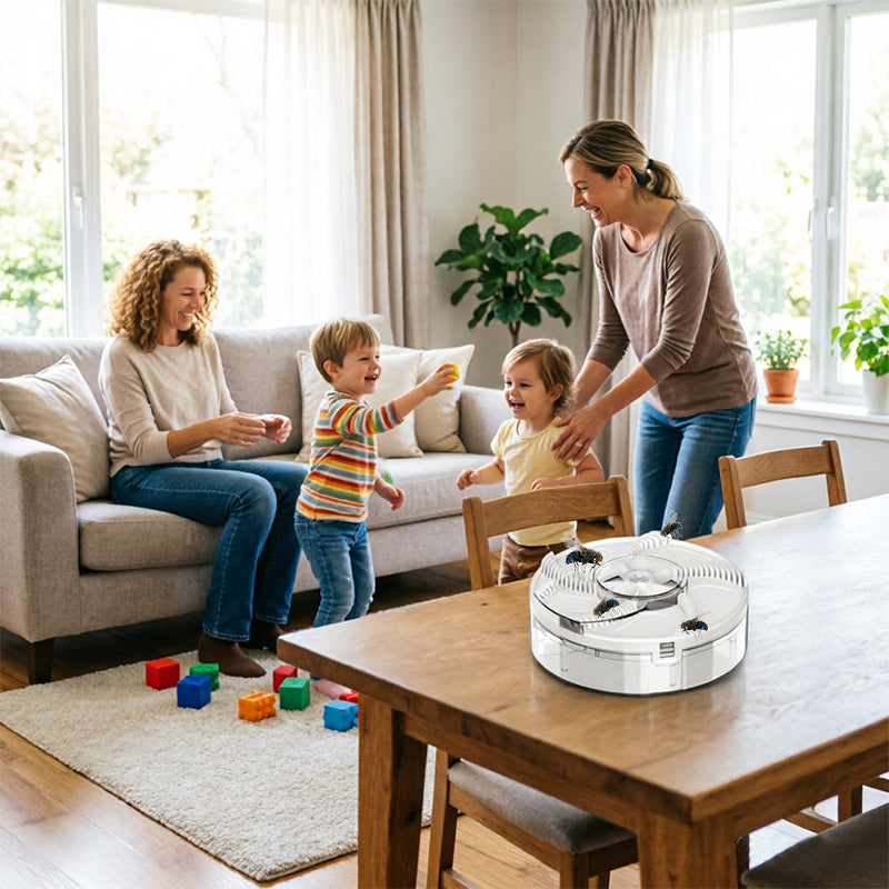 2025 Automatic Fly Trap for Home Kitchen - Removable Insect Pest Catcher - Moze