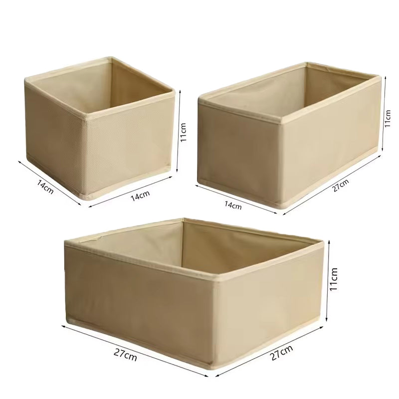 Dresser Drawer Organizers – Fabric Bins & Dividers: For Closet Storage, Clothing, Socks, Underwear - Moze