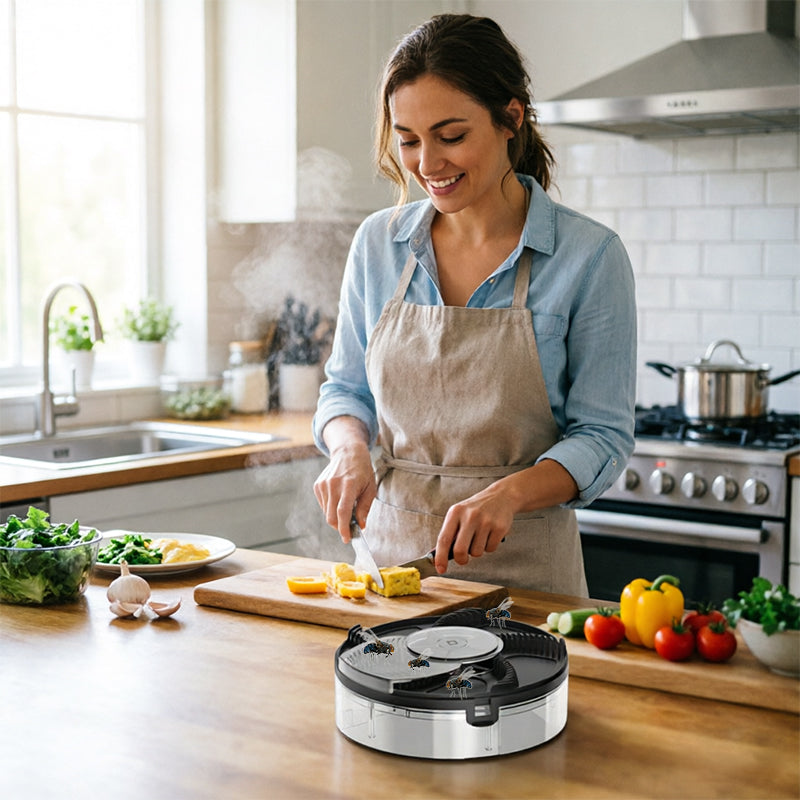 2025 Automatic Fly Trap for Home Kitchen - Removable Insect Pest Catcher - Moze