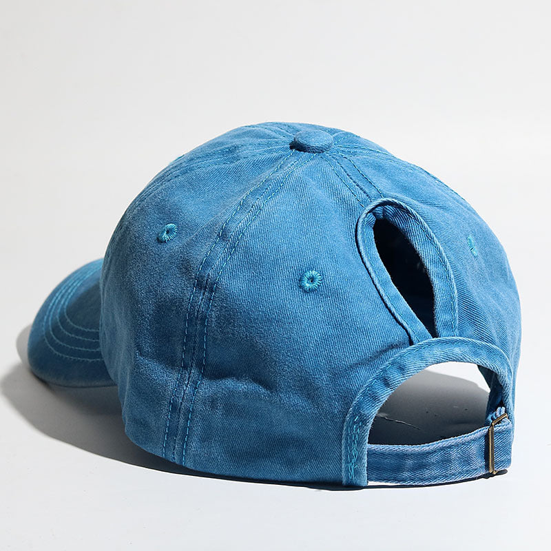Curved Brim Snapback Hat for Women Outdoor Sports Sun Hat - Moze