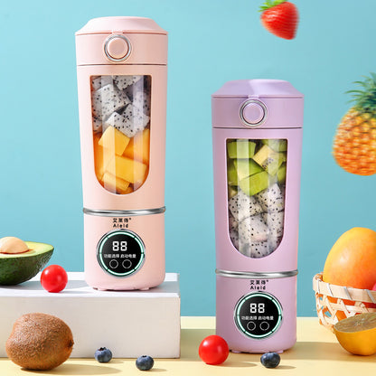 Portable USB Blender Cup – 700 ml Ice-Crushing Bottle - Moze