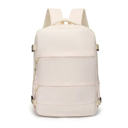 Premium Travel Backpack: Airplane-Approved Laptop Bag for School & Work, Waterproof Carry-On for Men & Women - Moze