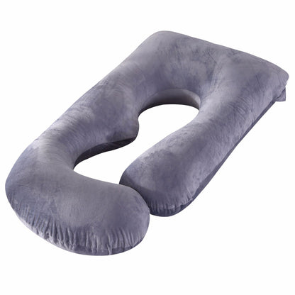 Pregnant women's detachable crystal velvet G-type side lying waist protection pillow - Moze