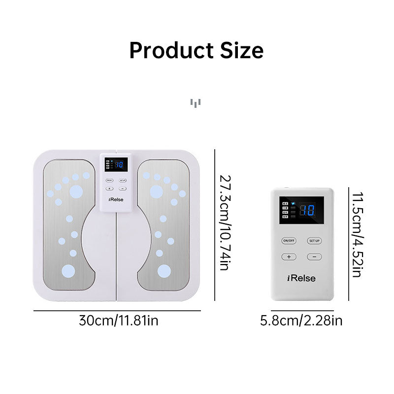 Folding USB-C Rechargeable Foot Massager with Multi-Mode Acupoint Stimulation, Portable Meridian Activation Device D238 - Moze