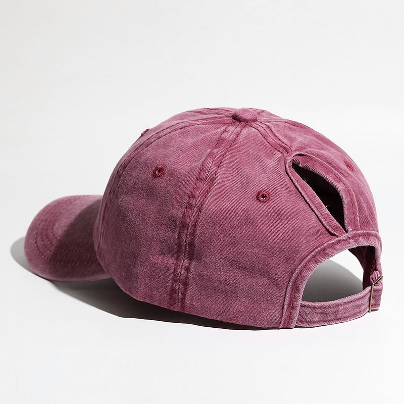 Curved Brim Snapback Hat for Women Outdoor Sports Sun Hat - Moze
