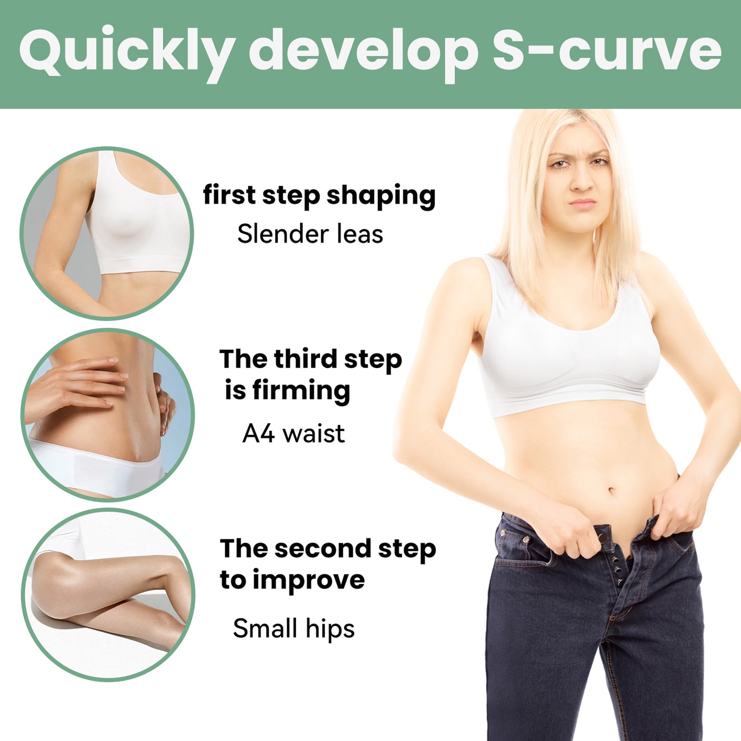 EELHOE Volcanic Stone Body Shaping Ball, Massage The Body To Lift The Muscles To Tighten The Belly Beauty Slimming Ball - Moze