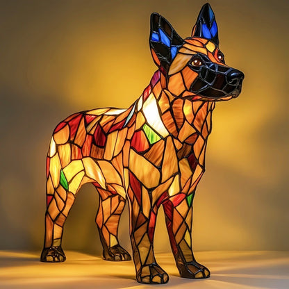 Animal resin LED night light, a cute bedside lamp for living rooms and bedrooms. - Moze