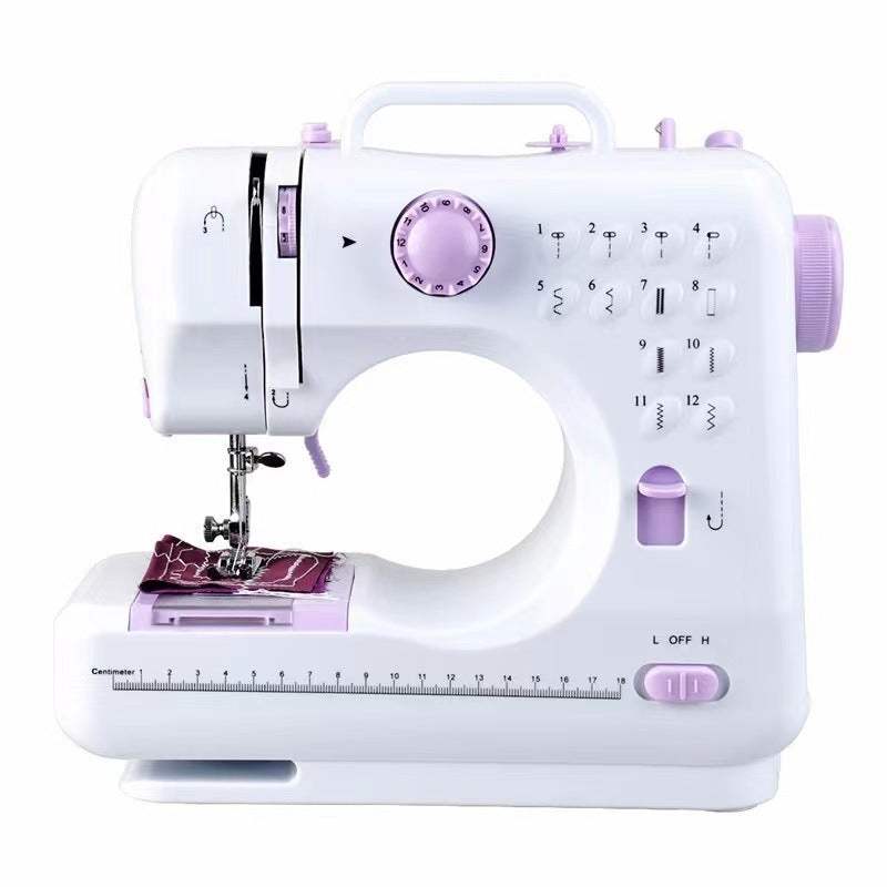 2025 Portable Electric Sewing Machine for Home Use, Adjustable Speed & Backstitch, Ideal for Beginners and Quick Fixes - Moze