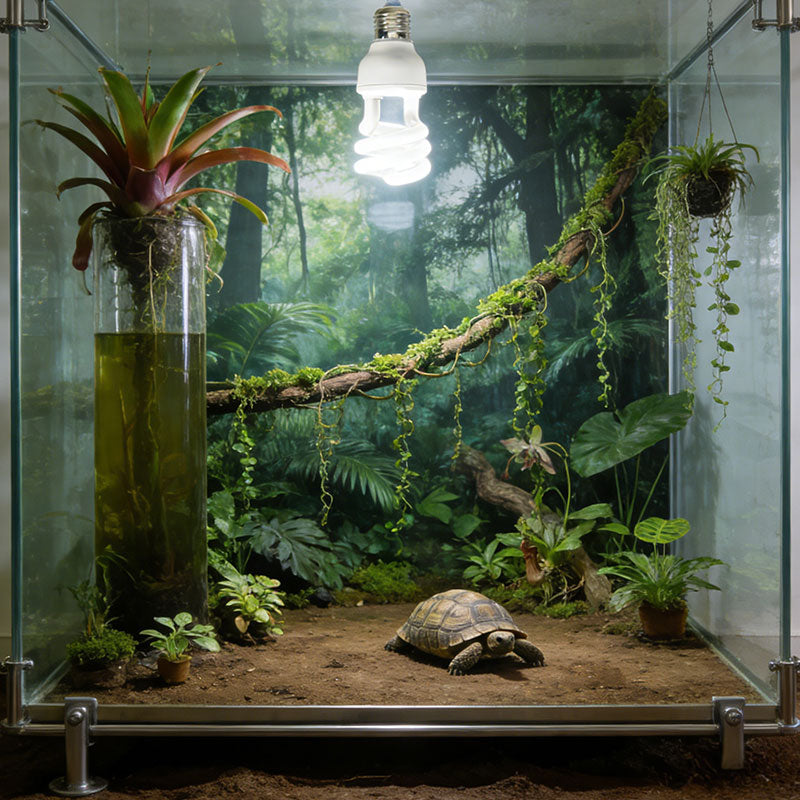 UVB 5.0 10.0 Reptile Heating Lamp13W 26W UVB Rays Energy Heating Light EU/US Calcium-enriched Bulb Lamp for Turtle Lizard Snake - Moze