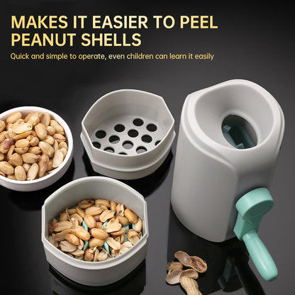Hand-operated Peanut Shelling Tool for Peanuts and Pistachios, Kitchen Gadget for Shelling and Peeling - Moze