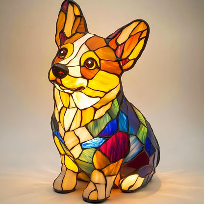 Animal resin LED night light, a cute bedside lamp for living rooms and bedrooms. - Moze
