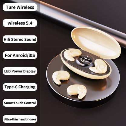 Sleep Bluetooth Earbuds In-Ear – Ultra-Thin, Long Battery - Moze