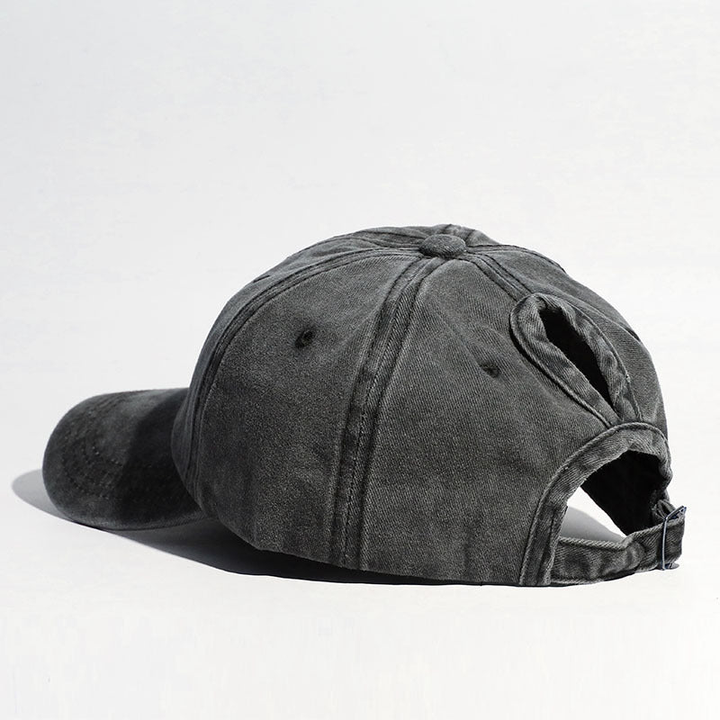 Curved Brim Snapback Hat for Women Outdoor Sports Sun Hat - Moze