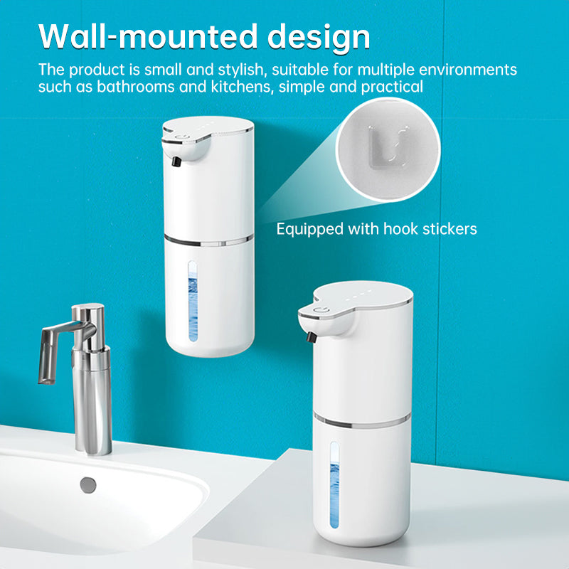 Touchless Sensor Soap Dispenser for Bathroom & Kitchen. Offers Foam and Liquid Modes. - Moze