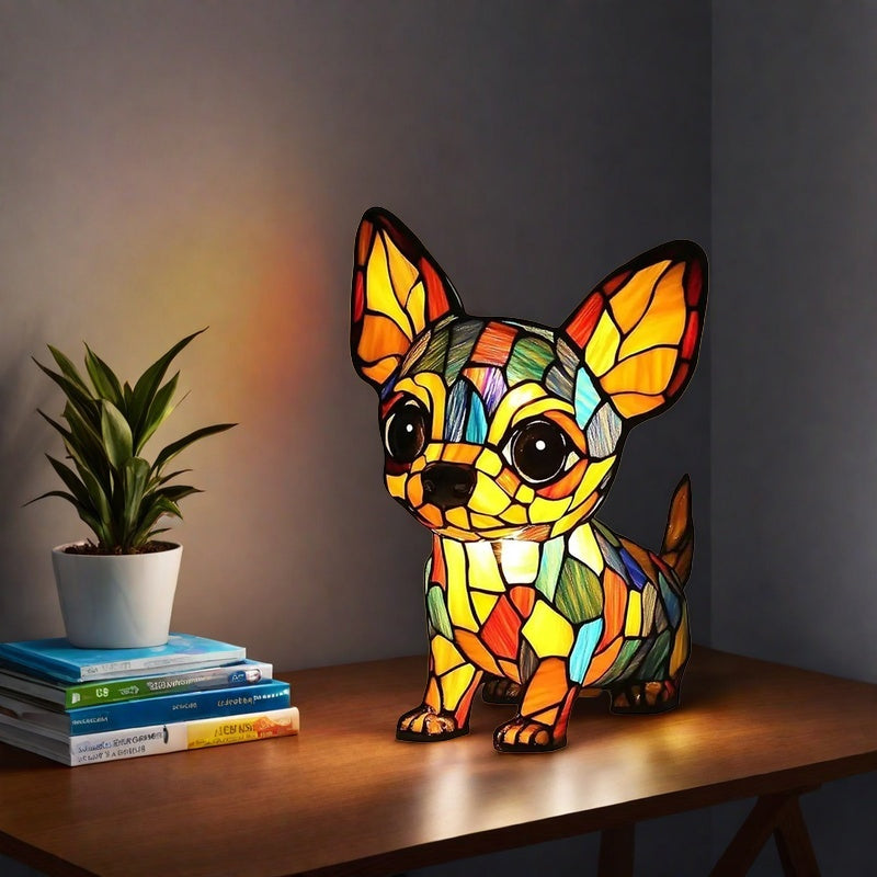 Animal resin LED night light, a cute bedside lamp for living rooms and bedrooms. - Moze