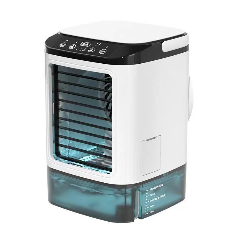 3-speed Portable Mini Air Cooler (900ML Tank) - Fan & Humidifier. For bedroom/office. - Moze