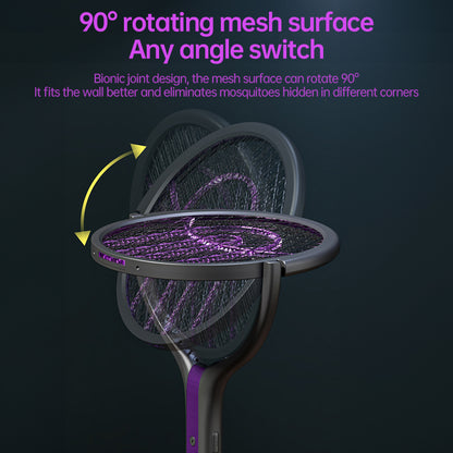 2 - in - 1 Multi Mosquito Killer. Retractable Angle Lamp. USB - Rechargeable. Bat - Repellent - Moze