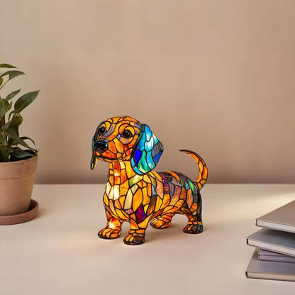 Animal resin LED night light, a cute bedside lamp for living rooms and bedrooms. - Moze