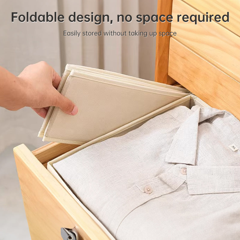 Dresser Drawer Organizers – Fabric Bins & Dividers: For Closet Storage, Clothing, Socks, Underwear - Moze