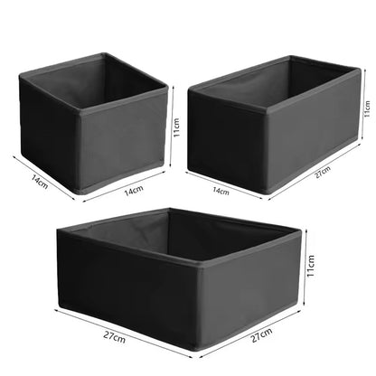 Dresser Drawer Organizers – Fabric Bins & Dividers: For Closet Storage, Clothing, Socks, Underwear - Moze