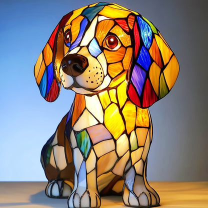 Animal resin LED night light, a cute bedside lamp for living rooms and bedrooms. - Moze
