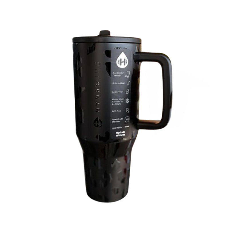 HydroJug Traveler: 32OZ/40OZ, stainless steel, vacuum insulated. Straw lid, double-wall thermal.car mug - Moze