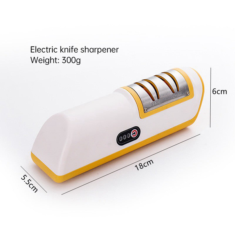 Multifunctional Electric Knife Sharpener. Automatic, professional, small - sized for kitchen use. Quick - sharpening with non - Moze