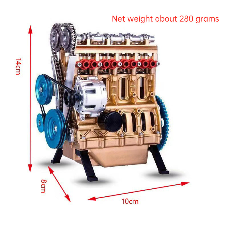 8 - Cylinder Resin Simulation Car Engine Model Kit. A Full - Metal DIY Assembly Toy for Car Enthusiasts - Moze