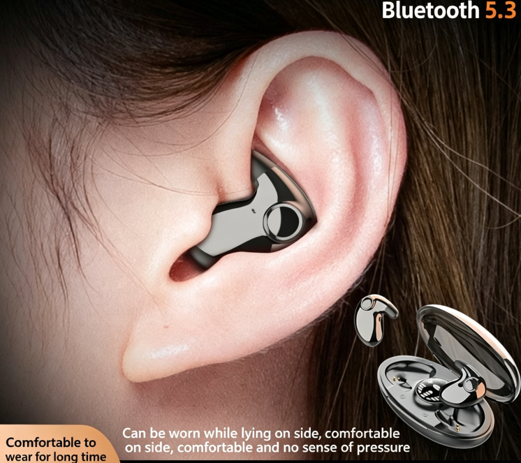 Sleep Bluetooth Earbuds In-Ear – Ultra-Thin, Long Battery - Moze