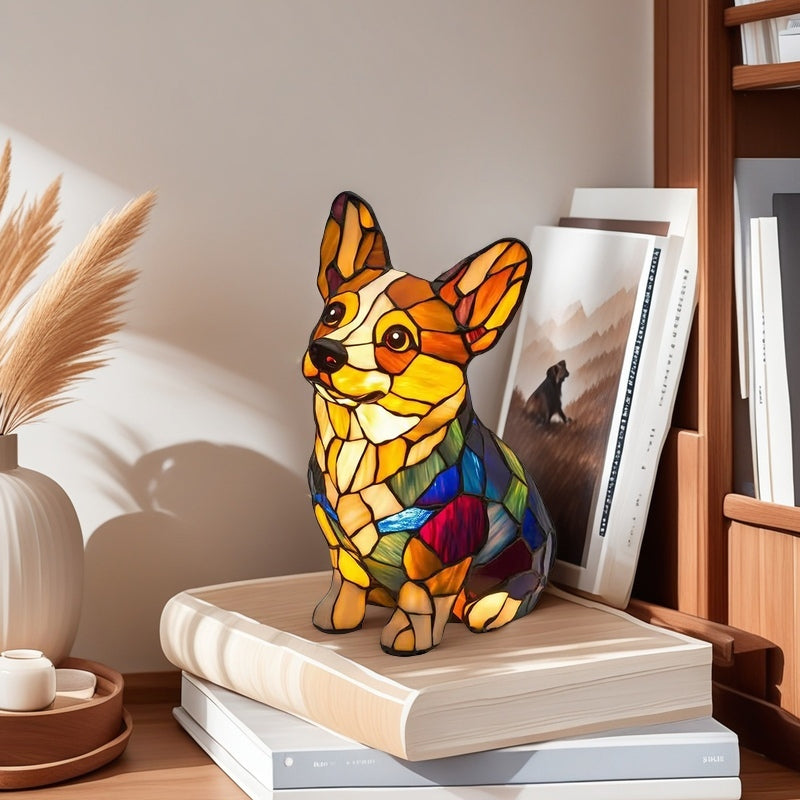 Animal resin LED night light, a cute bedside lamp for living rooms and bedrooms. - Moze