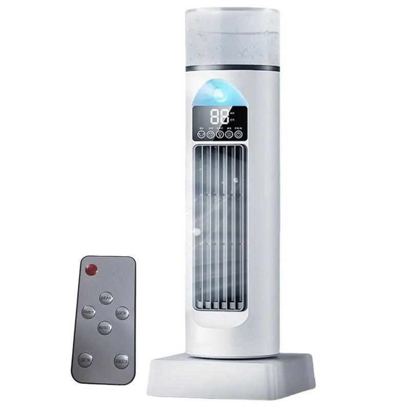 2025 NEW Portable Tower Fan – 6 Wind Speeds, Mist Bladeless, for Bedroom/Living Room/Office - Moze