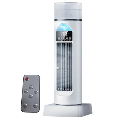 2025 NEW Portable Tower Fan – 6 Wind Speeds, Mist Bladeless, for Bedroom/Living Room/Office - Moze