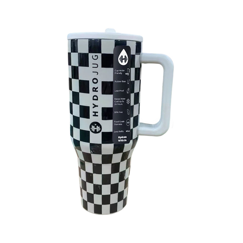 HydroJug Traveler: 32OZ/40OZ, stainless steel, vacuum insulated. Straw lid, double-wall thermal.car mug - Moze