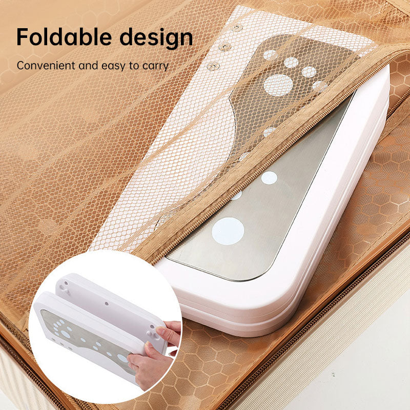 Folding USB-C Rechargeable Foot Massager with Multi-Mode Acupoint Stimulation, Portable Meridian Activation Device D238 - Moze