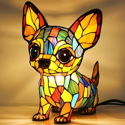 Animal resin LED night light, a cute bedside lamp for living rooms and bedrooms. - Moze