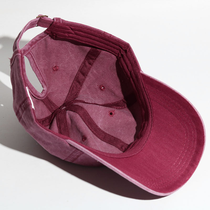 Curved Brim Snapback Hat for Women Outdoor Sports Sun Hat - Moze
