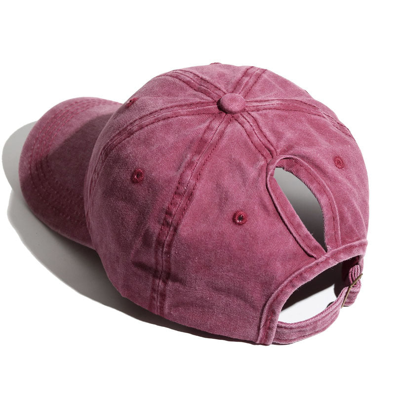 Curved Brim Snapback Hat for Women Outdoor Sports Sun Hat - Moze