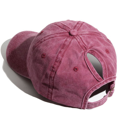 Curved Brim Snapback Hat for Women Outdoor Sports Sun Hat - Moze